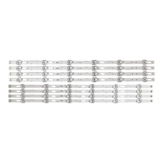 Barramento Completo De Led  Un58tu7000 Un58tu7020 Novo