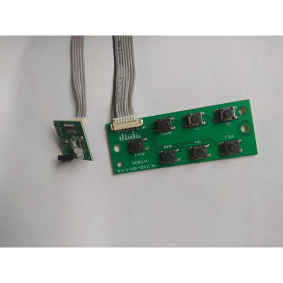 Placa Sensor Com Botão Power Tv Hqstv43ny Novo