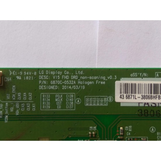 Placa T-con Tcon Tv 43pfg5813/78 43pfg5813 6870c-0532a