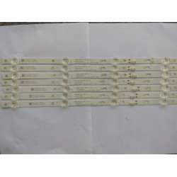 Kit 7 Barras Led Tv Tl024 E331251 303sk430053e Nfe!