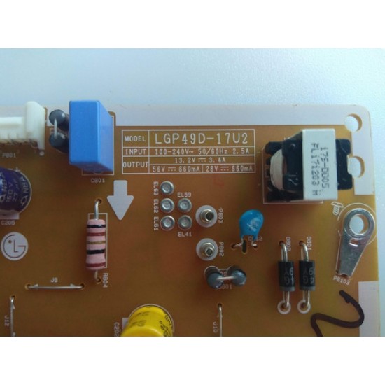 Placa Fonte 49uj6525 Original Novo