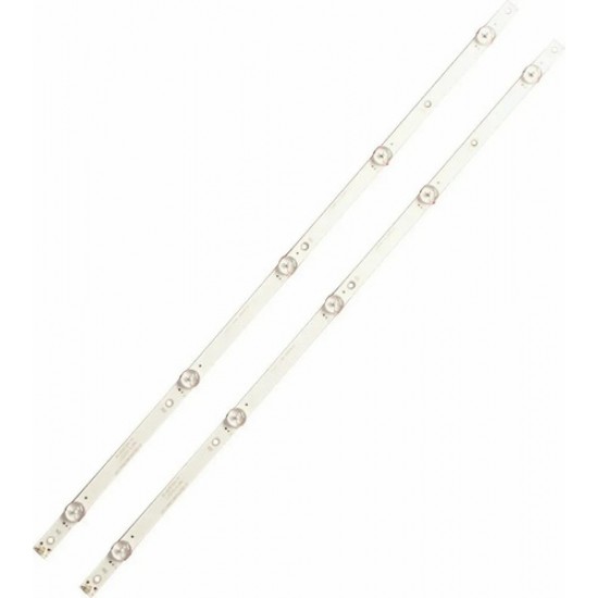 Kit Barra Led 32phg5813 32s5195 Versão 5 Leds Adesivada