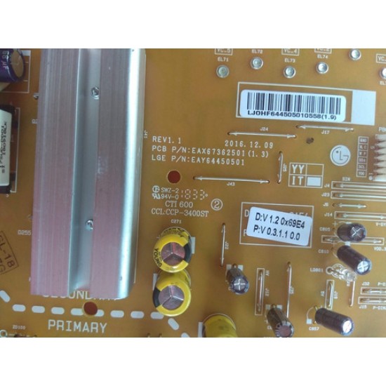 Placa Fonte Tv 55uk6540psb 55uk6540 Nova Original
