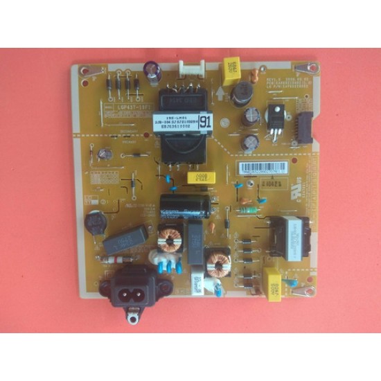 Placa Fonte Tv 43lm6370psb 43lm6370 Eax68210402 1.0 Nova