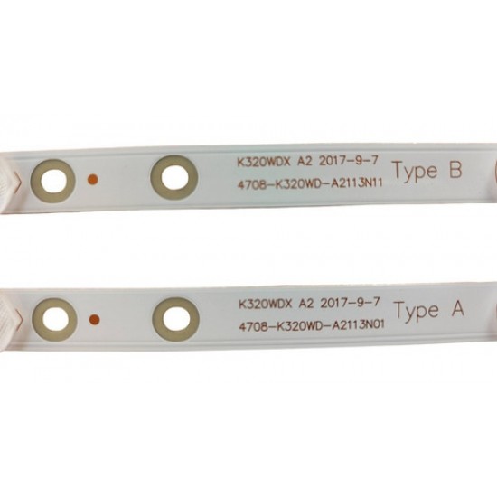 Kit 2 Barra De Led Para Ptv32d10n5skh Ptv32d10n5 Nova