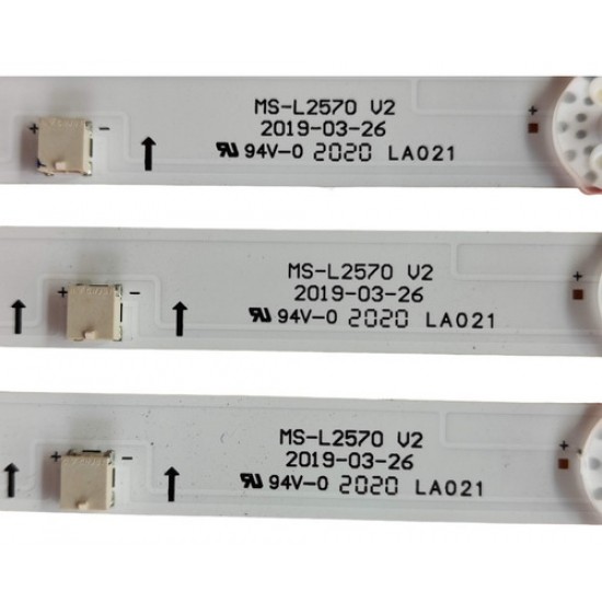Kit Barras De Led Philco Ptv43n5cg70blf Ptv43n5 Novo