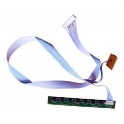 Placa Sensor Com Botão Power Tv Hqstv28ny Hqstv28 Original