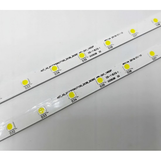 Kit 2 Barras De Led Un49nu7100g Un49nu7100 Compatível