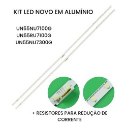 Kit Barramento Led Compativel Com Samsung Un55nu7100g Un55ru7100g Un55nu7100 Un55ru7100 Un55nu7300