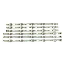 Kit Completo Barras Led Un43cu7700g Un43cu7700 Novo Original