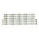 Kit Completo Barras Led Un43cu7700g Un43cu7700 Novo Original
