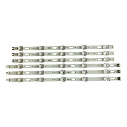 Kit Completo Barras Led Un43cu7700g Un43cu7700 Novo Original