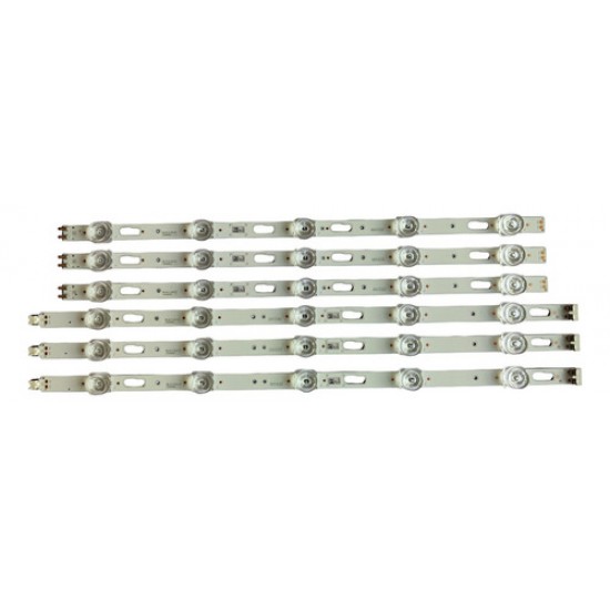 Kit Completo Barras Led Un43cu7700g Un43cu7700 Novo Original