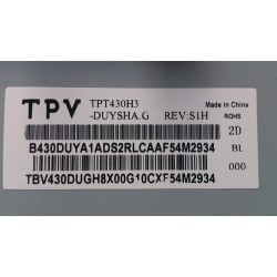 Barramento Led Tv Aoc Le43d1452 Tpt430h3