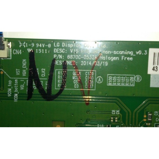 Placa Tcon 6870c-0532a 43pfg5000 Le43d1452