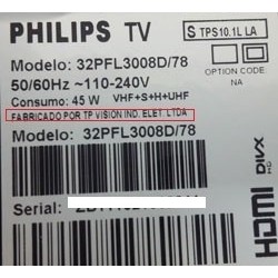 Memória Flash Gravada Tv Philips 32pfl3008 32pfl3008d - U402