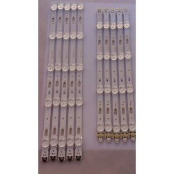 Kit Barramento Led Completo Un40ku6000 Un40ku6000gxz