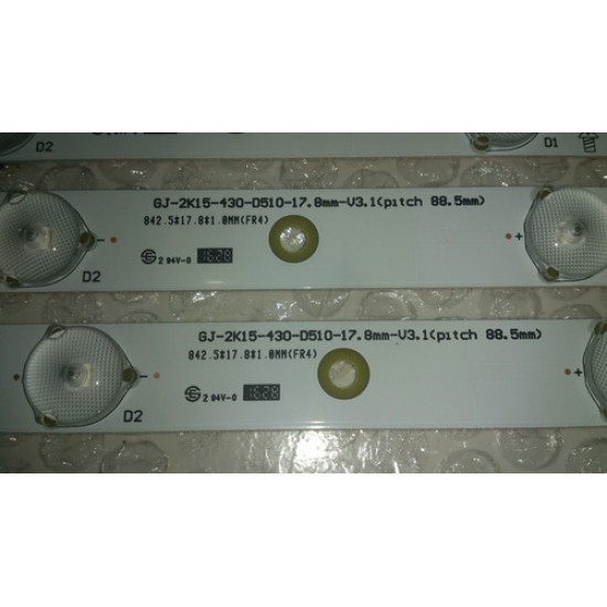 Kit Completo Barra Led Tv Aoc Le43s5760