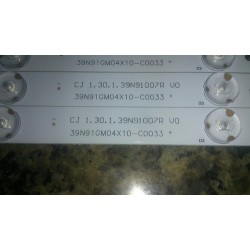 Kit Completo Barras De Led Philco Ph39n91dsgw Kit 4 Barras