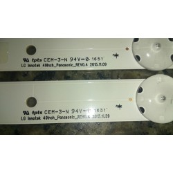 Barra De Led Panasonic Tc 49d400b