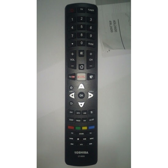 Controle Remoto Toshiba 40l2600 49l2600 Ct-8505 Original