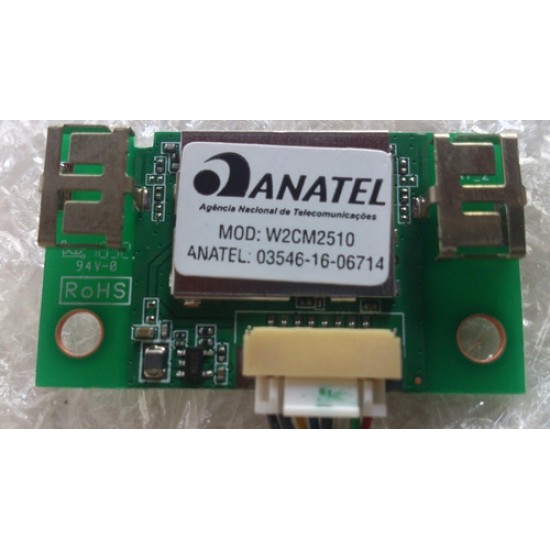 Placa Wifi Wireless Tv Semp Toshiba 40l2600 + Cabos