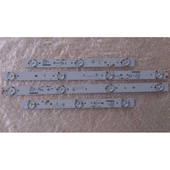 Barra De Leds Toshiba 32l1500 Aluminio Novo (3 Leds) Unidade