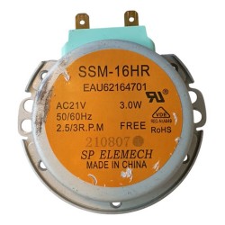 Motor Prato Microondas Eau62164701 127v Ssm-16hr Ms3097