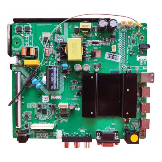 Placa Principal Hqs43nkh Hqs43 P75-2843tv9.4 Nova Original