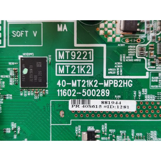 Placa Principal Para Tv 40s615 40-mt212k-mpb2hg Novo