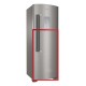 Porta Inferior Refrigerador Inox Brm50  W10713077