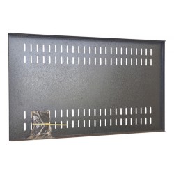 Bandeja Fixa 1u 19x700mm Prateleira Preto Texturizado