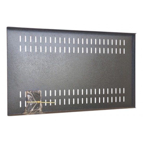 Bandeja Fixa 1u 19x700mm Prateleira Preto Texturizado