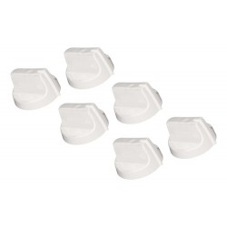 Kit 6 Manipulos Botão Fogão Atlas Dako Coliseum Monaco Novo