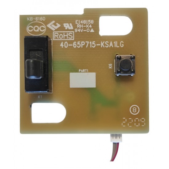 Botao Power Sensor Ir 75p725 Novo Original
