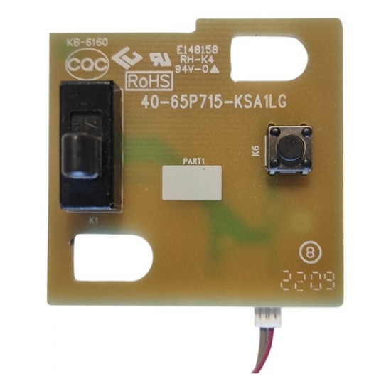 Botao Power Sensor Ir 75p725 Novo Original