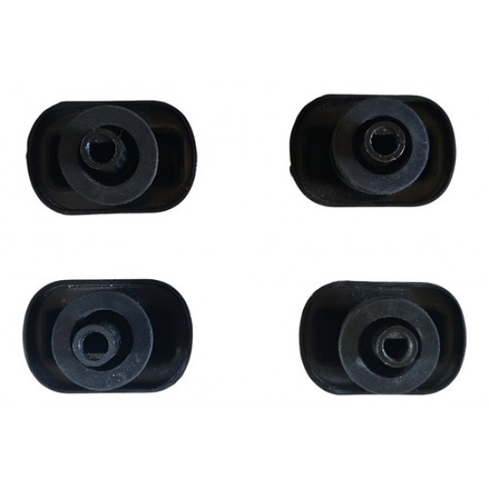 Kit 4 Botão Manipulador Fogão Cooktop 4 Bocas Ultra Chama