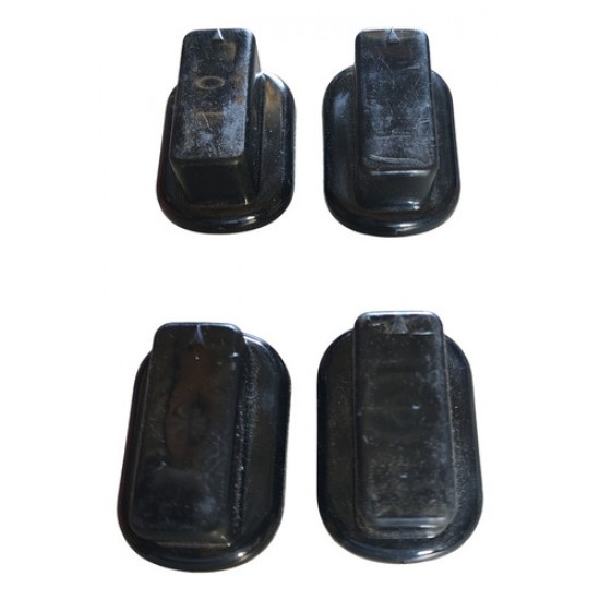 Kit 4 Botão Manipulador Fogão Cooktop 4 Bocas Ultra Chama