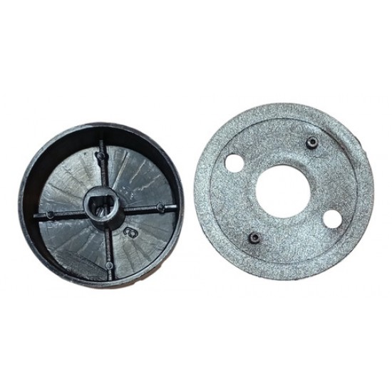 Botão Manipulador Forno Embutir 60l Black 10016354-1 Novo