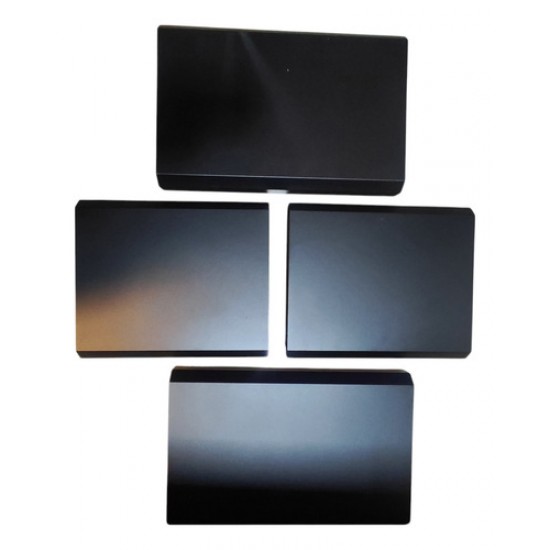 Duto Completo Original Coifa De Ilha Black Vidro Reto Preto