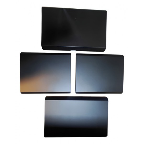 Duto Completo Original Coifa De Ilha Black Vidro Reto Preto