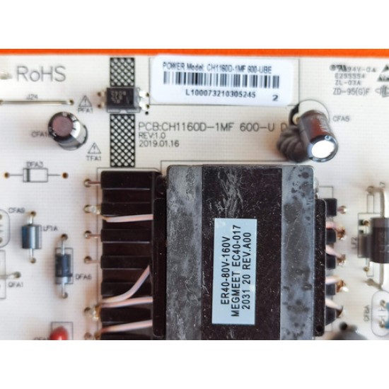 Placa Da Fonte Tv Ptv58g70rcbl Ptv58g70 Ch1160d-1mf Original