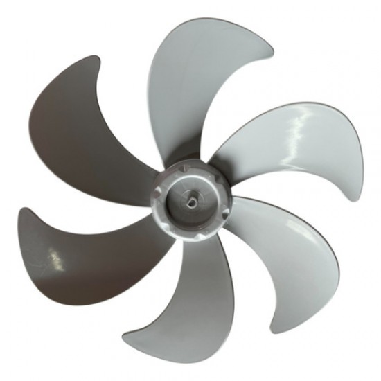 Hélice Plástico 40cm 6 Pás Britania Cinza Claro Novo