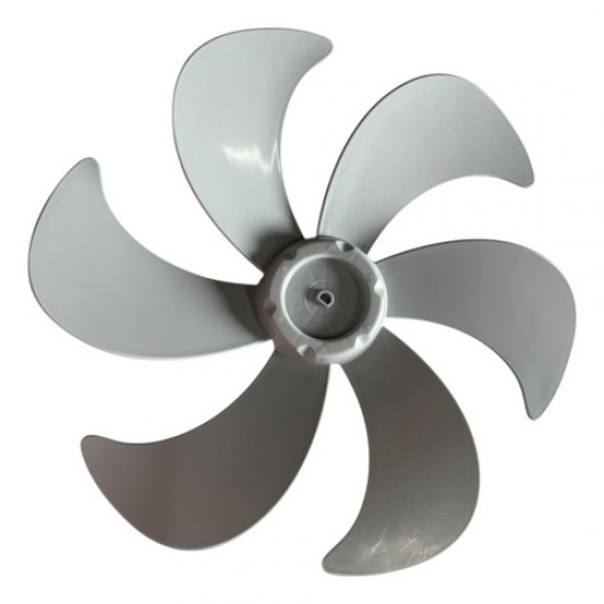 Hélice Plástico 40cm 6 Pás Britania Cinza Claro Novo