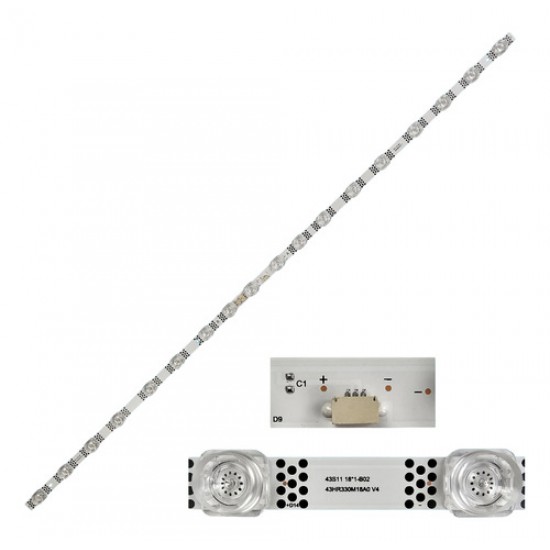 Kit Barras Led 43p635 43hr330m18a0 Novo