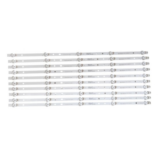Kit Completo Barras Led Hqs60nkh Hqs60 Ms-hk-t580-p9-g-3030
