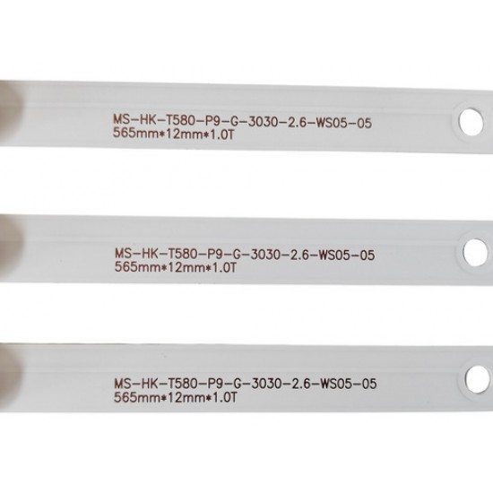 Kit Completo Barras Led Hqs60nkh Hqs60 Ms-hk-t580-p9-g-3030