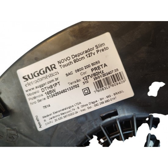 Motor Para Coifa Depurador Slim Touch Dth81pt Original 127v