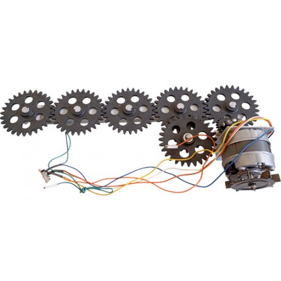 Motor Completo Com Engrenagem Pinhão Churrasqueira Agr-05