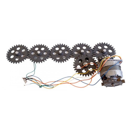 Motor Completo Com Engrenagem Pinhão Churrasqueira Agr-05